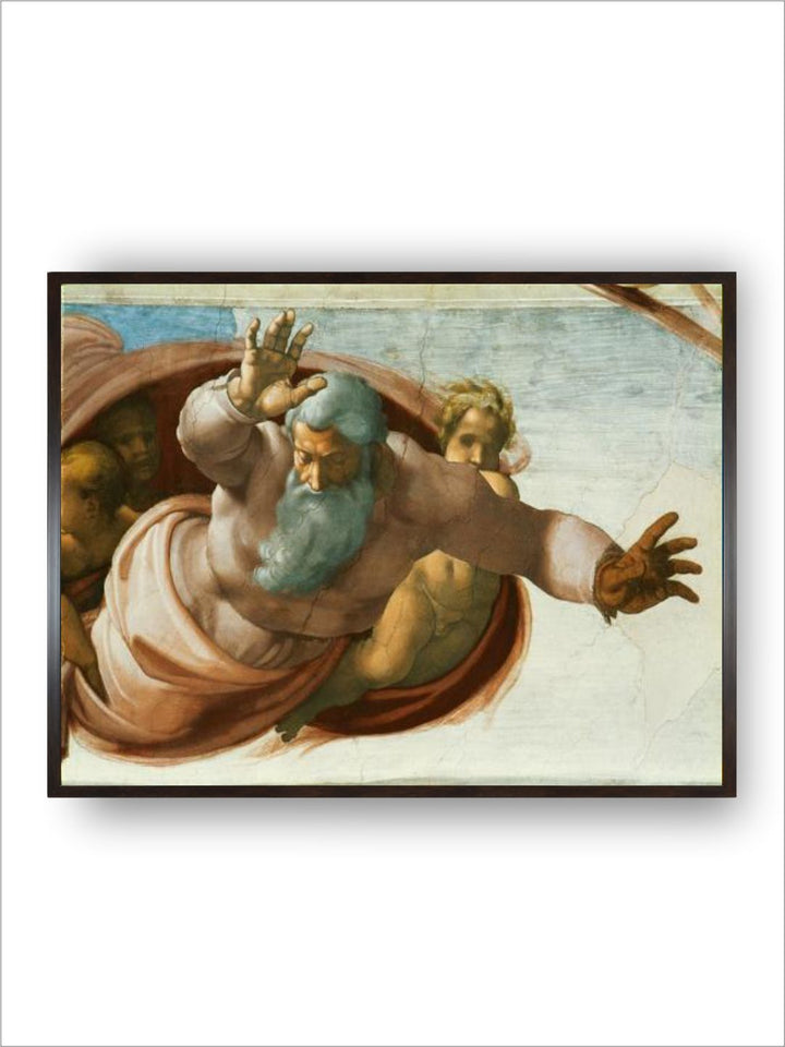 The Sistine Chapel; Ceiling Frescos after Restoration by Michelangelo Buonarroti