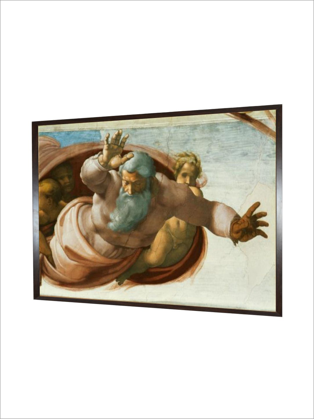 The Sistine Chapel; Ceiling Frescos after Restoration by Michelangelo Buonarroti