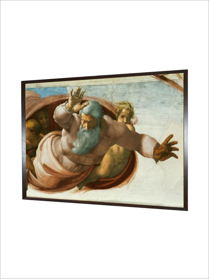 The Sistine Chapel; Ceiling Frescos after Restoration by Michelangelo Buonarroti
