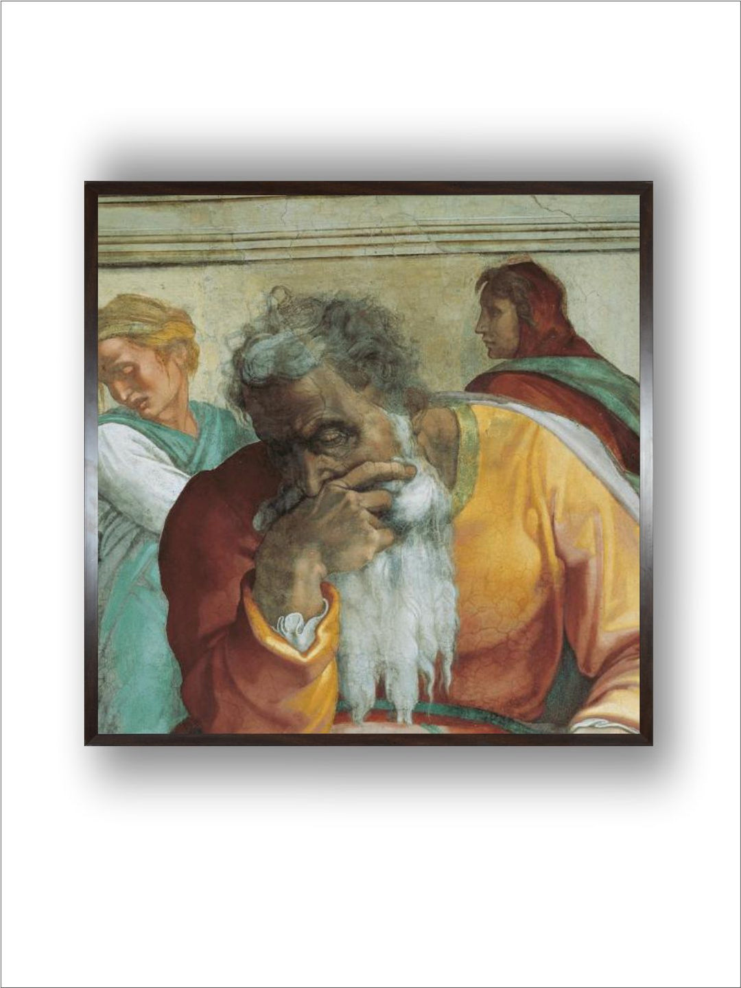Sistine Chapel Ceiling, Prophet Jeremiah by Michelangelo Buonarroti