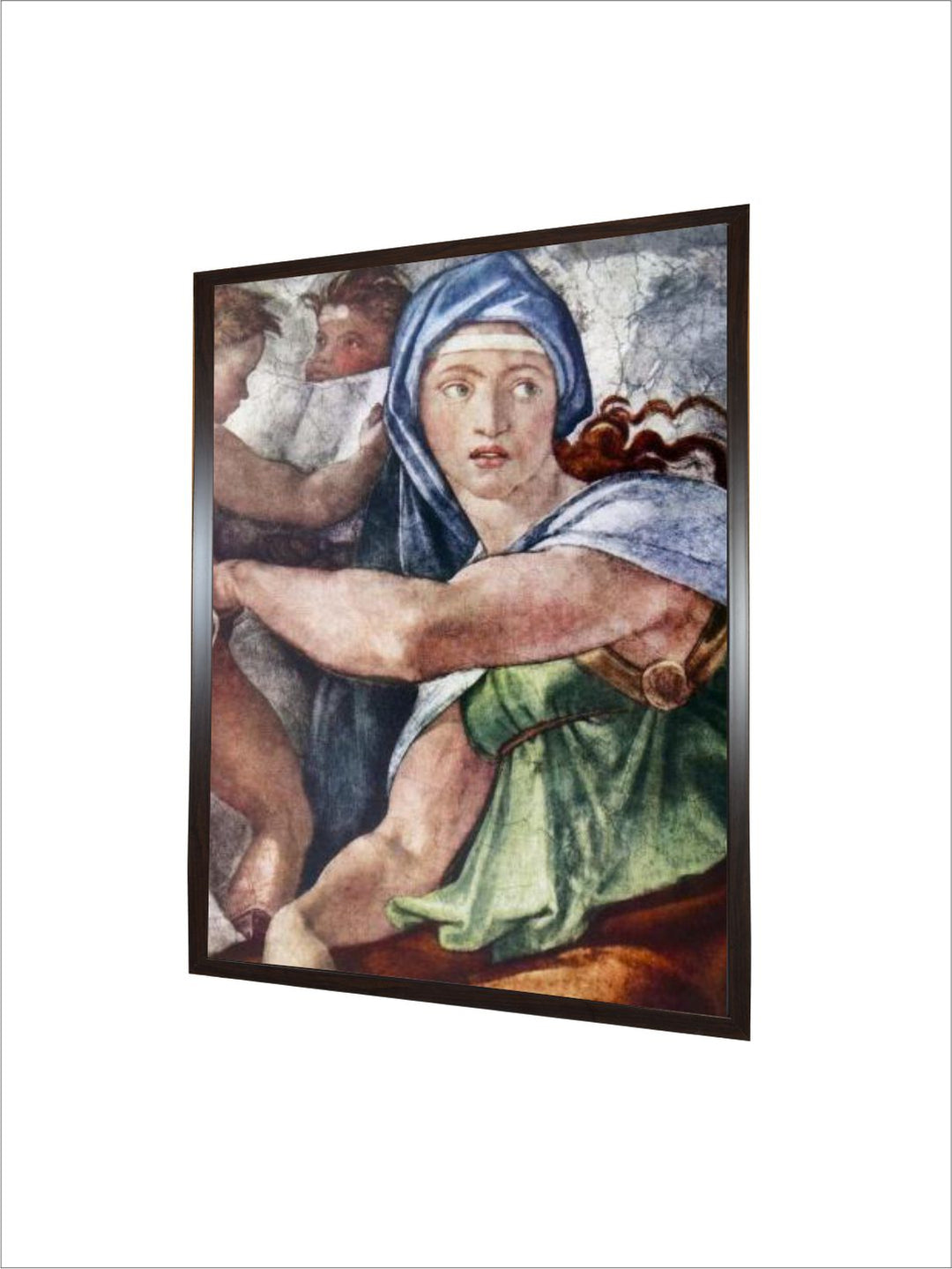 The delphic Sibyl (detail from the Sistine Chapel, Vatican, Rome) by Michelangelo Buonarroti
