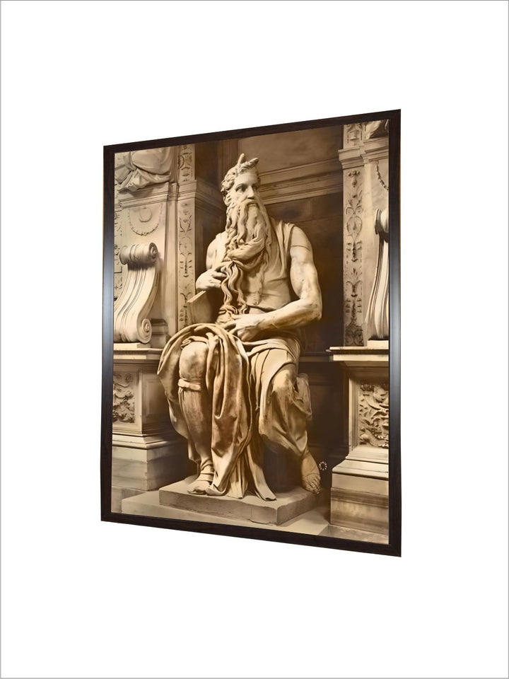Tomb of Pope Julius II (1453-1513) detail of Moses,by Michelangelo Buonarroti