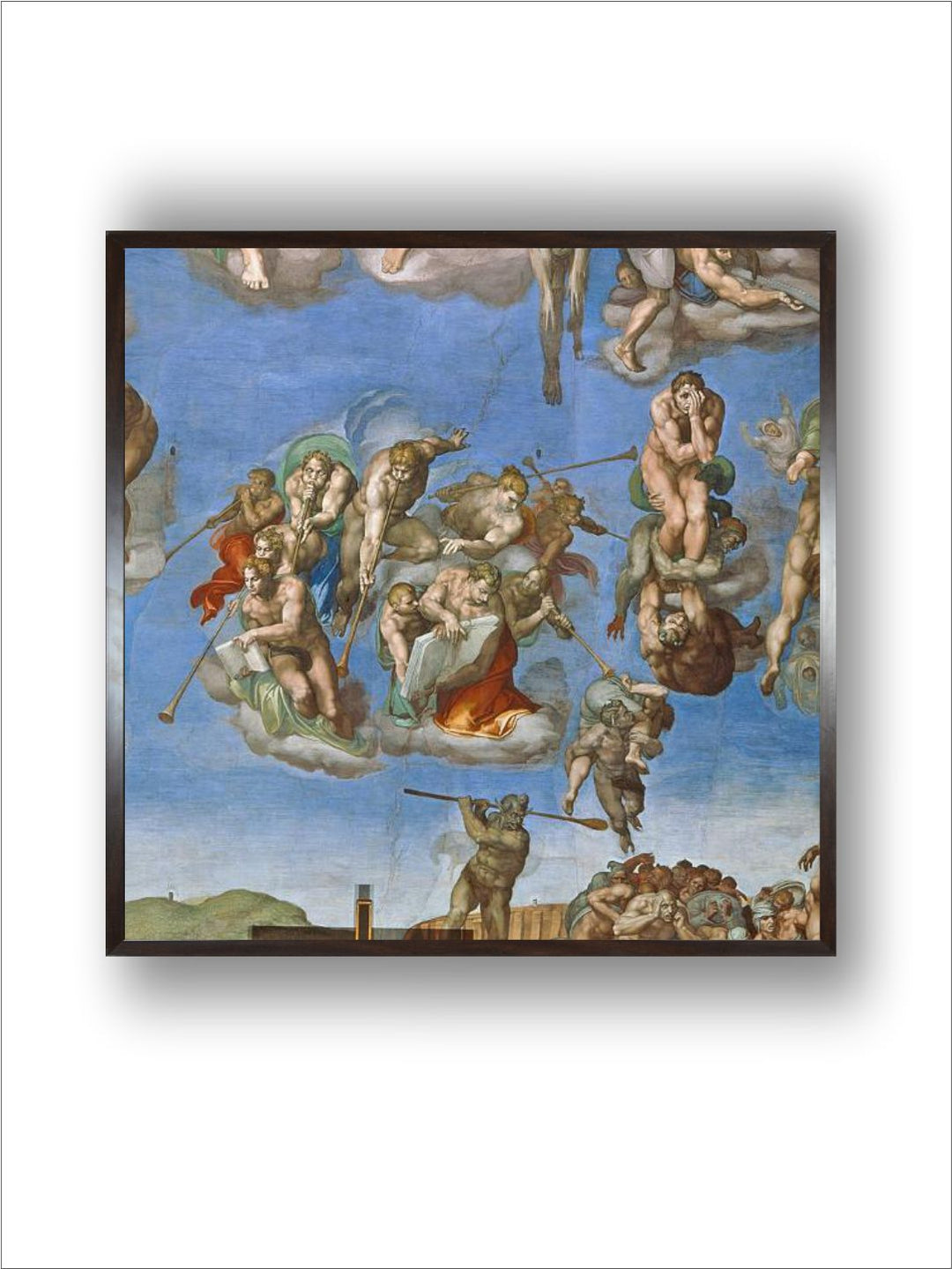 The Last Judgement, Sistine Chapel 1534-41 by Michelangelo Buonarroti