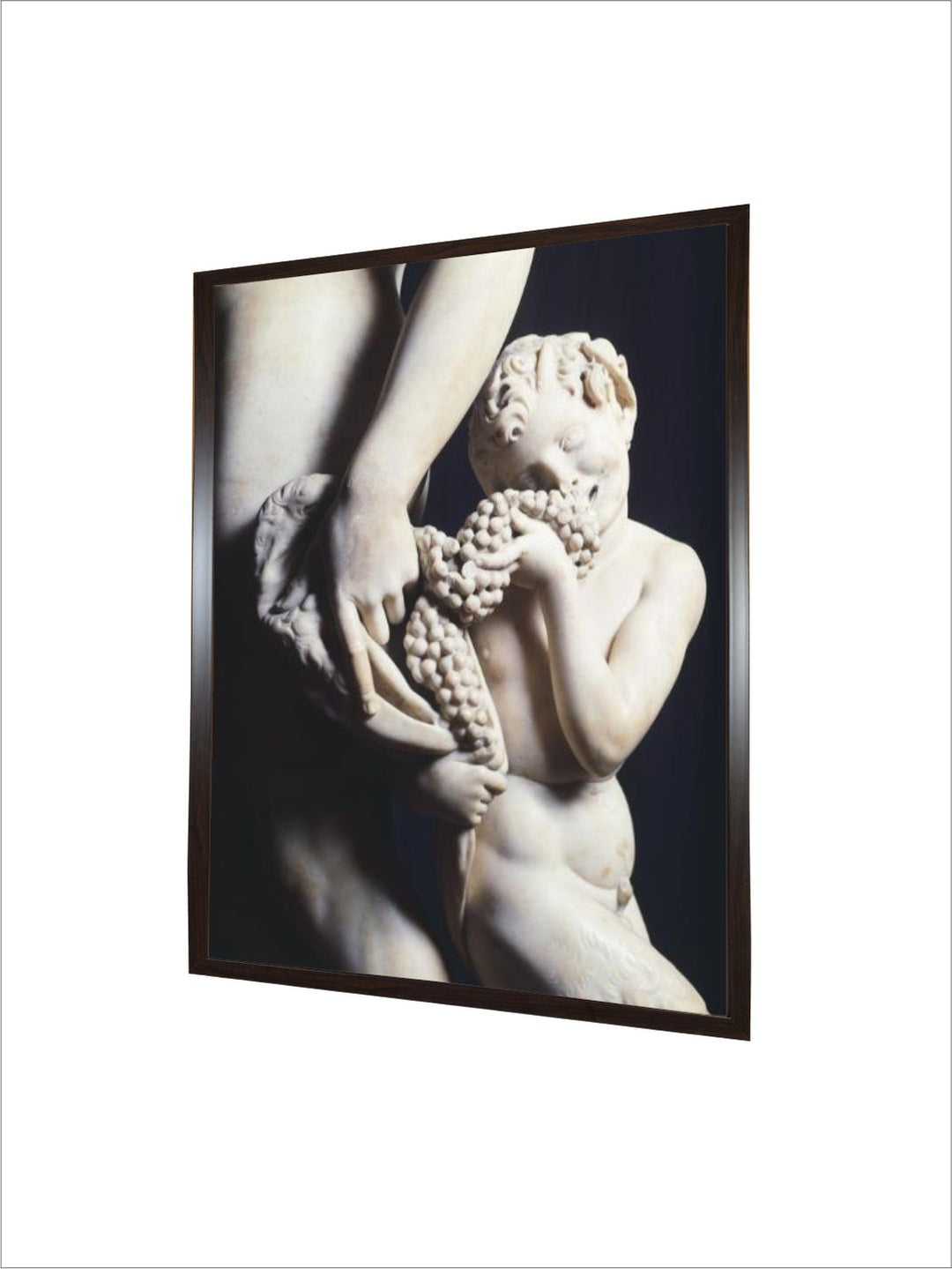 Satyr, detail from Marble Statue dedicated to Bacchus, 1496-1497 by Michelangelo Buonarroti