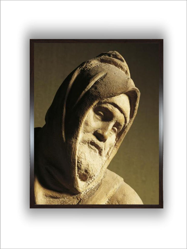 Nicodemus, detail by Pieta Bandini by Michelangelo Buonarroti