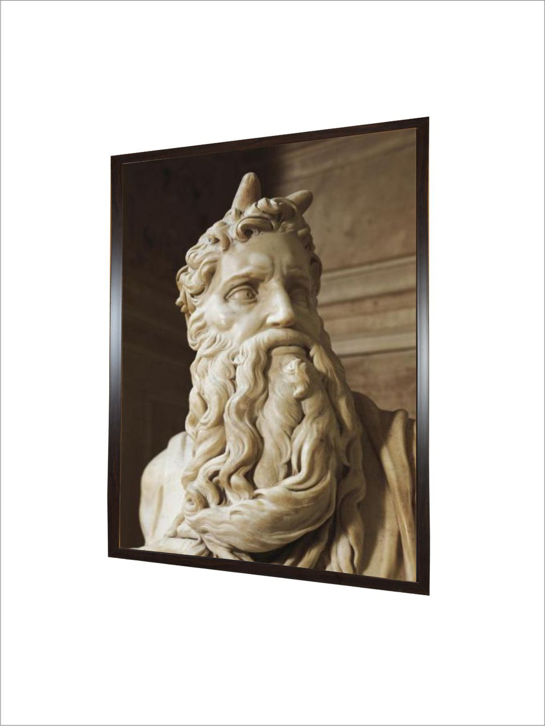 Moses, detail from the Tomb of Julius II, Circa 1515 by Michelangelo Buonarroti