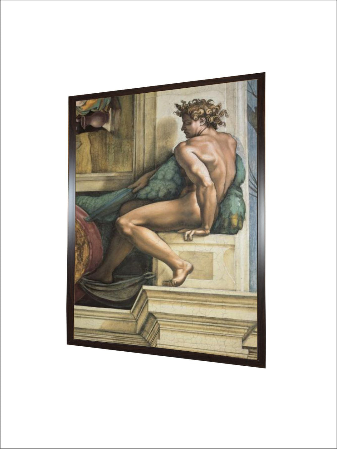 Sistine Chapel Ceiling, Male Nude by Michelangelo Buonarroti