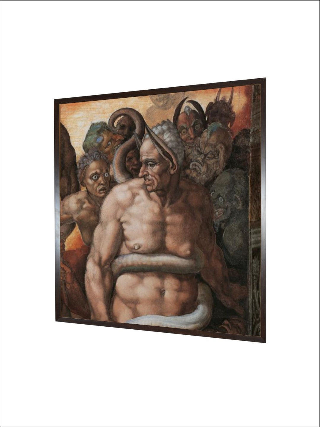 Sistine Chapel, the Last Judgment. Minos, Judge of Hell by Michelangelo Buonarroti