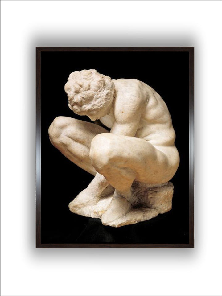 Crouching Boy by Michelangelo Buonarroti