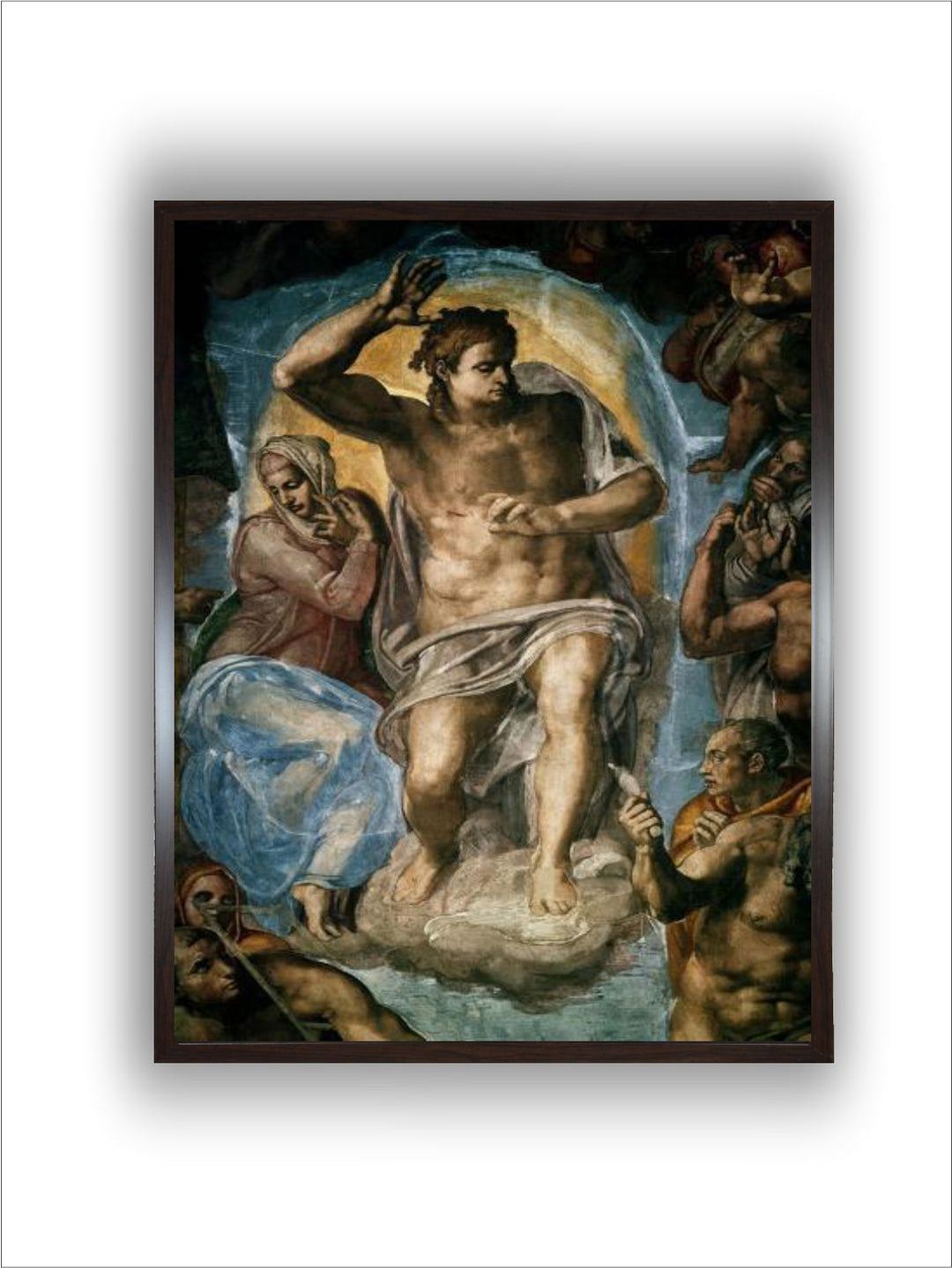 The Last Judgment (detail) by Michelangelo Buonarroti