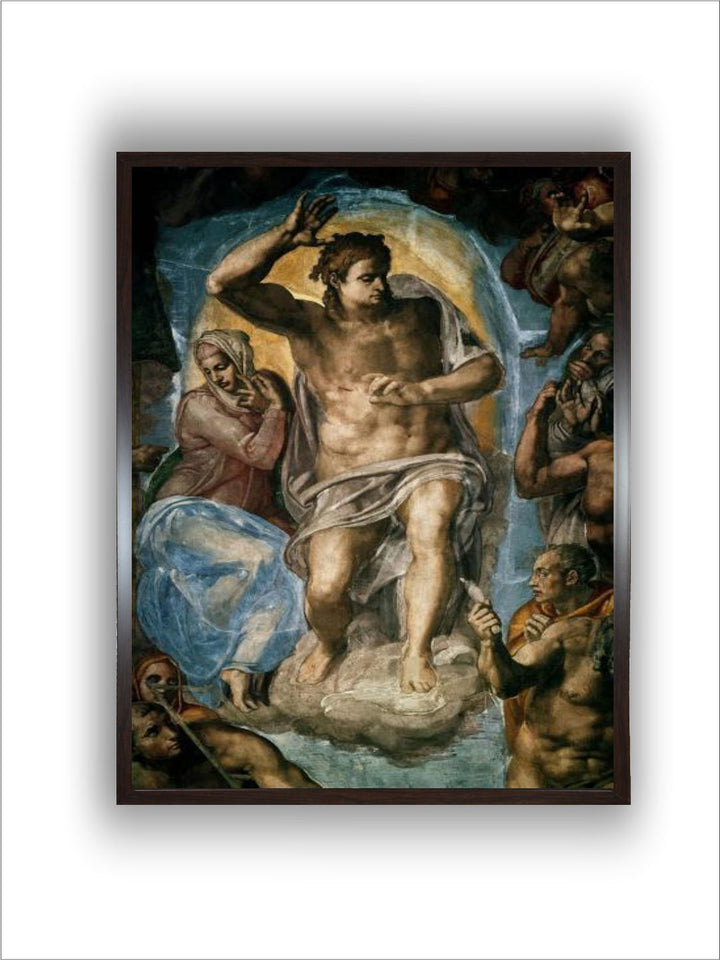 The Last Judgment (detail) by Michelangelo Buonarroti