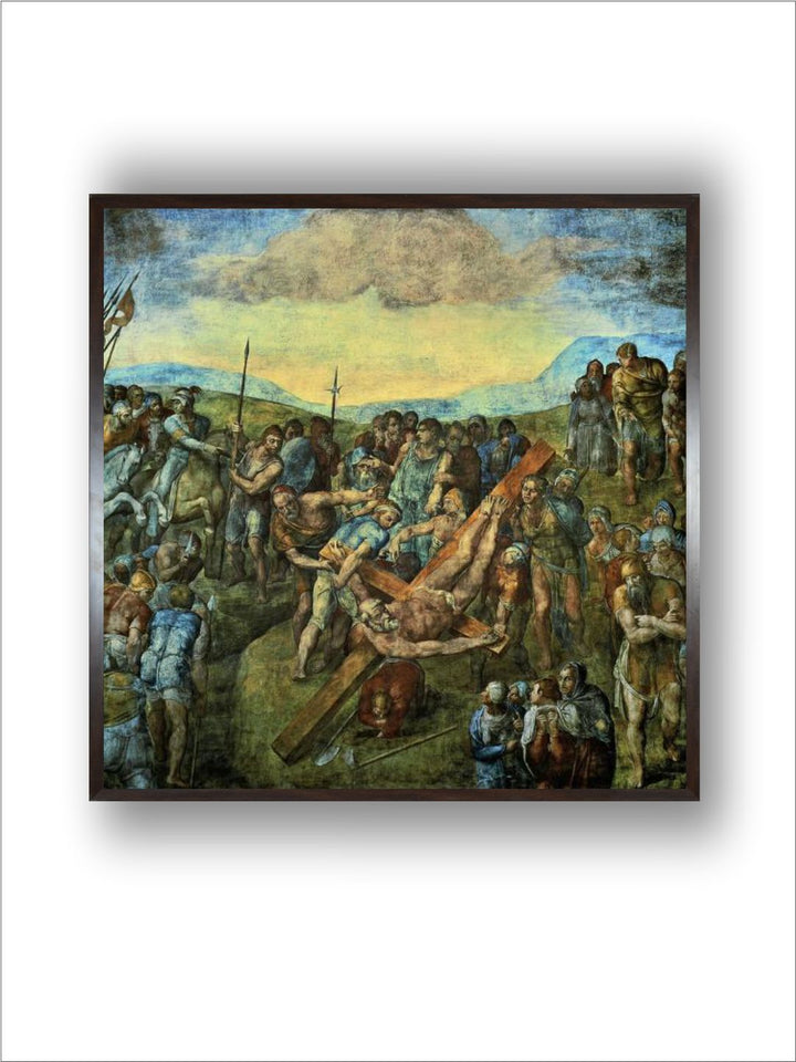 The Crucifixion of Saint Peter by Michelangelo Buonarroti