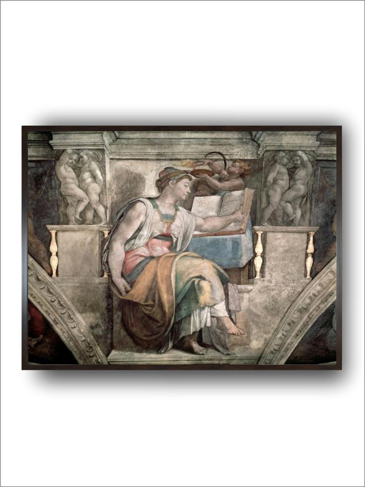 Sistine Chapel Ceiling: Erythraean Sibyl, 1508-12 by Michelangelo Buonarroti