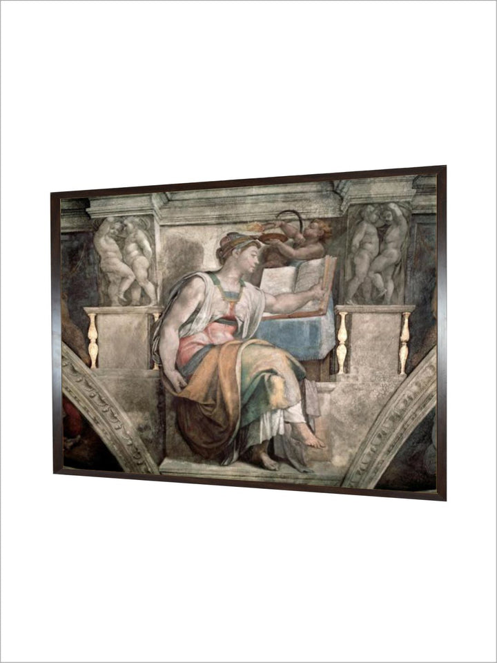 Sistine Chapel Ceiling: Erythraean Sibyl, 1508-12 by Michelangelo Buonarroti