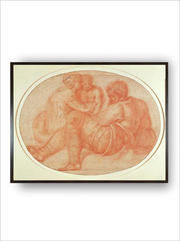 Study of the Holy Family by Michelangelo Buonarroti