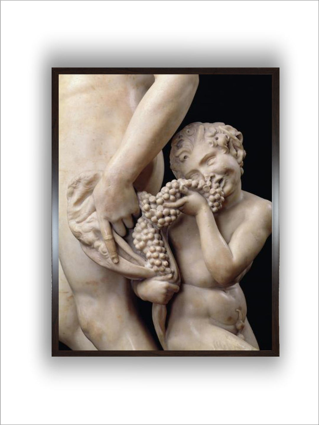 The drunkenness of Bacchus, detail of the Satyr, 1496-97 by Michelangelo Buonarroti