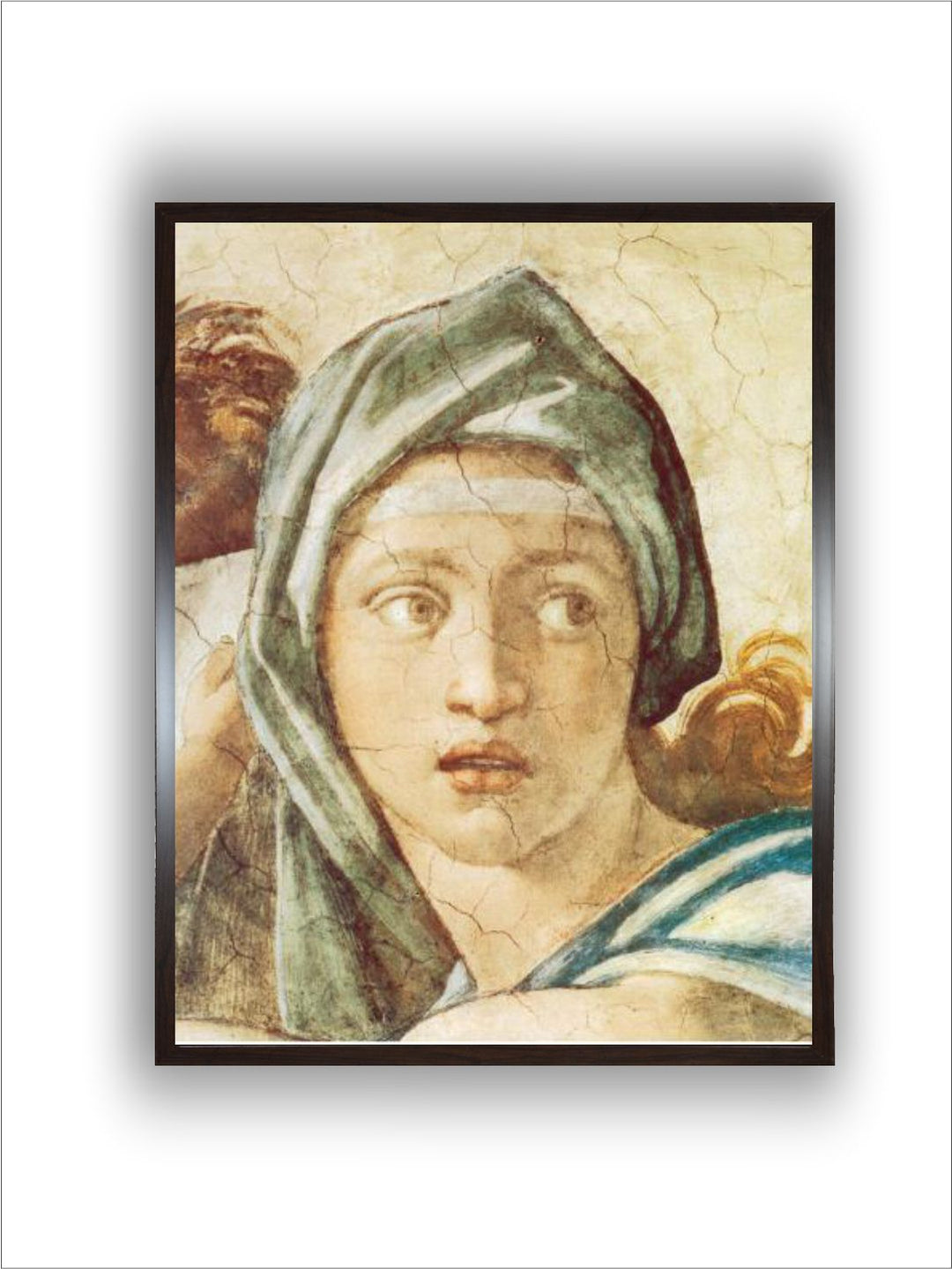 Chapel Sistine, The delphic Sibyl by Michelangelo Buonarroti