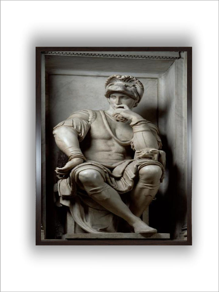 Statue of Lorenzo de' Medici by Michelangelo Buonarroti
