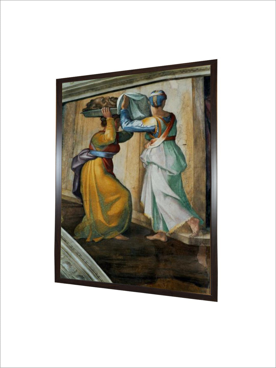 The Sistine Chapel; Ceiling Frescos after Restoration, Judith by Michelangelo Buonarroti