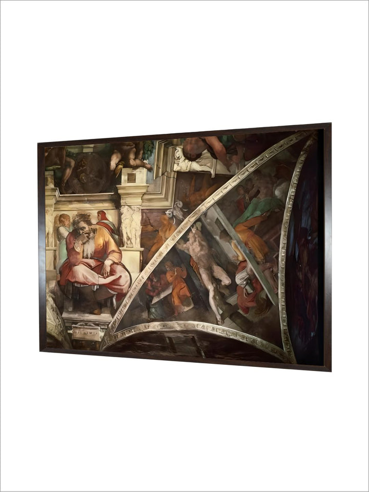 The Prophet Jeremiah; The Punishment of Aman by Michelangelo Buonarroti