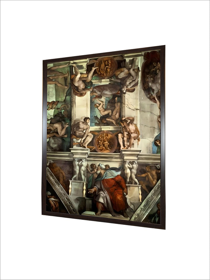The Sistine Chapel: Creation of Eve, the Prophet Ezekiel by Michelangelo Buonarroti