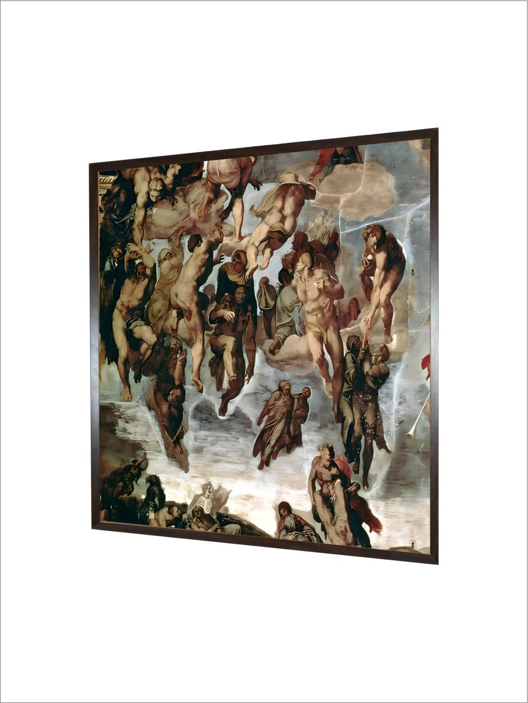 The Righteous drawn up to Heaven, detail from "The Last Judgement" by Michelangelo Buonarroti