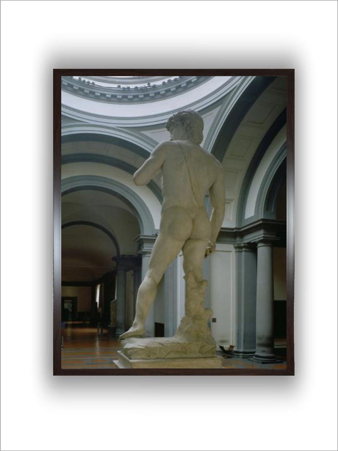 david, View from Behind, 1504 by Michelangelo Buonarroti