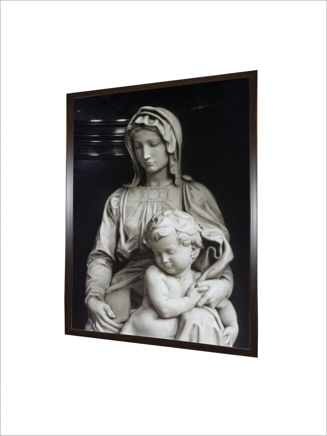 Bruges Madonna, detail by Michelangelo Buonarroti