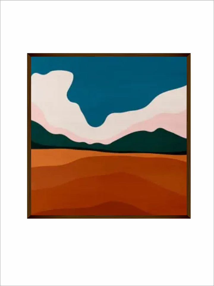 "  Multi-Colored Abstract Painting Wall Art''