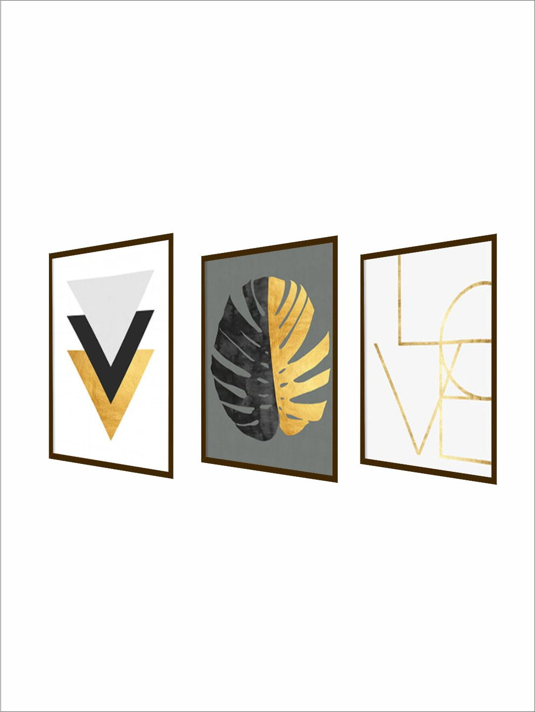 "    Set of 2 White & Yellow Abstract Wood Wall Art''