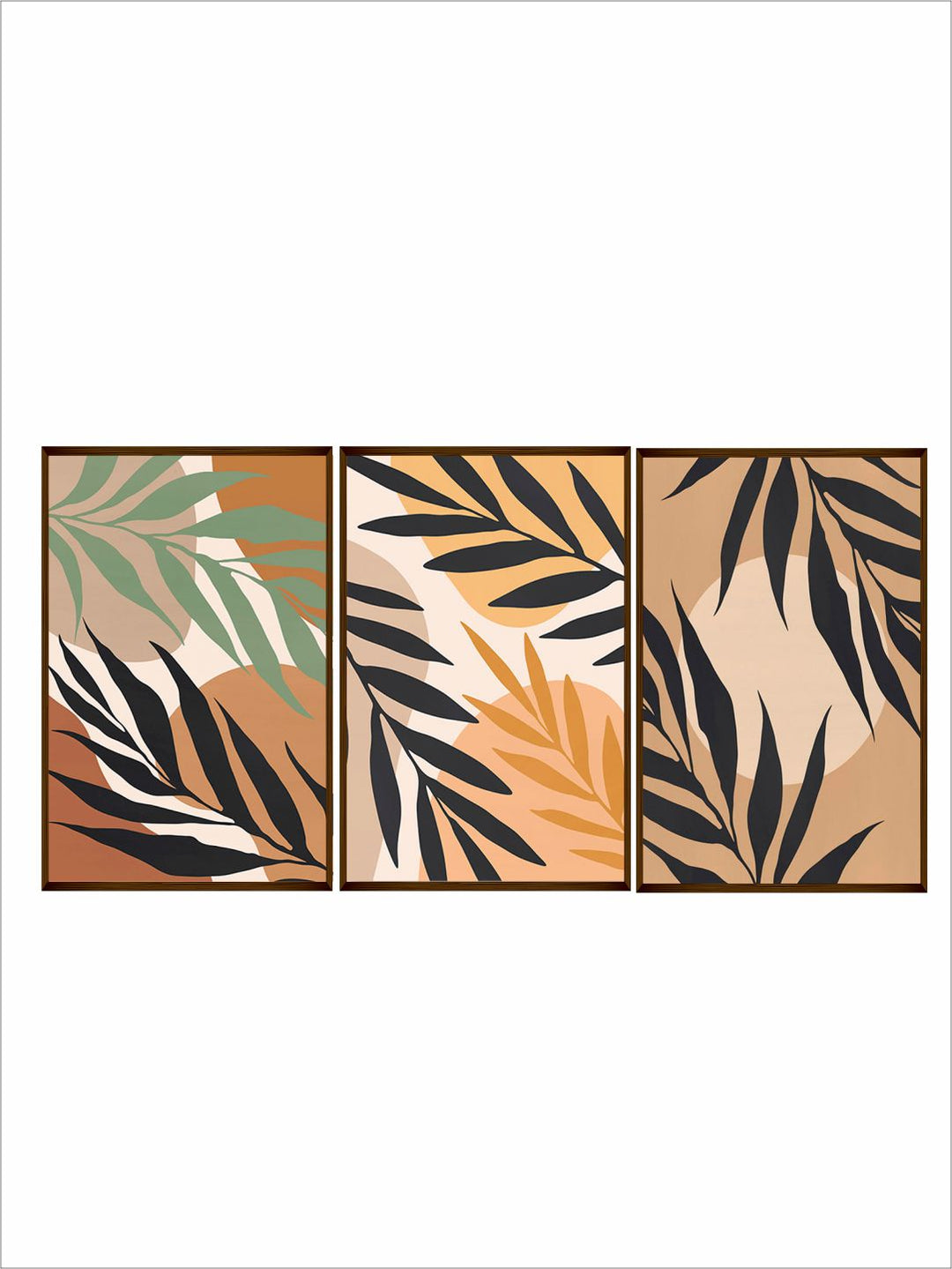 "     Set Of 3 Abstract Wall Art''