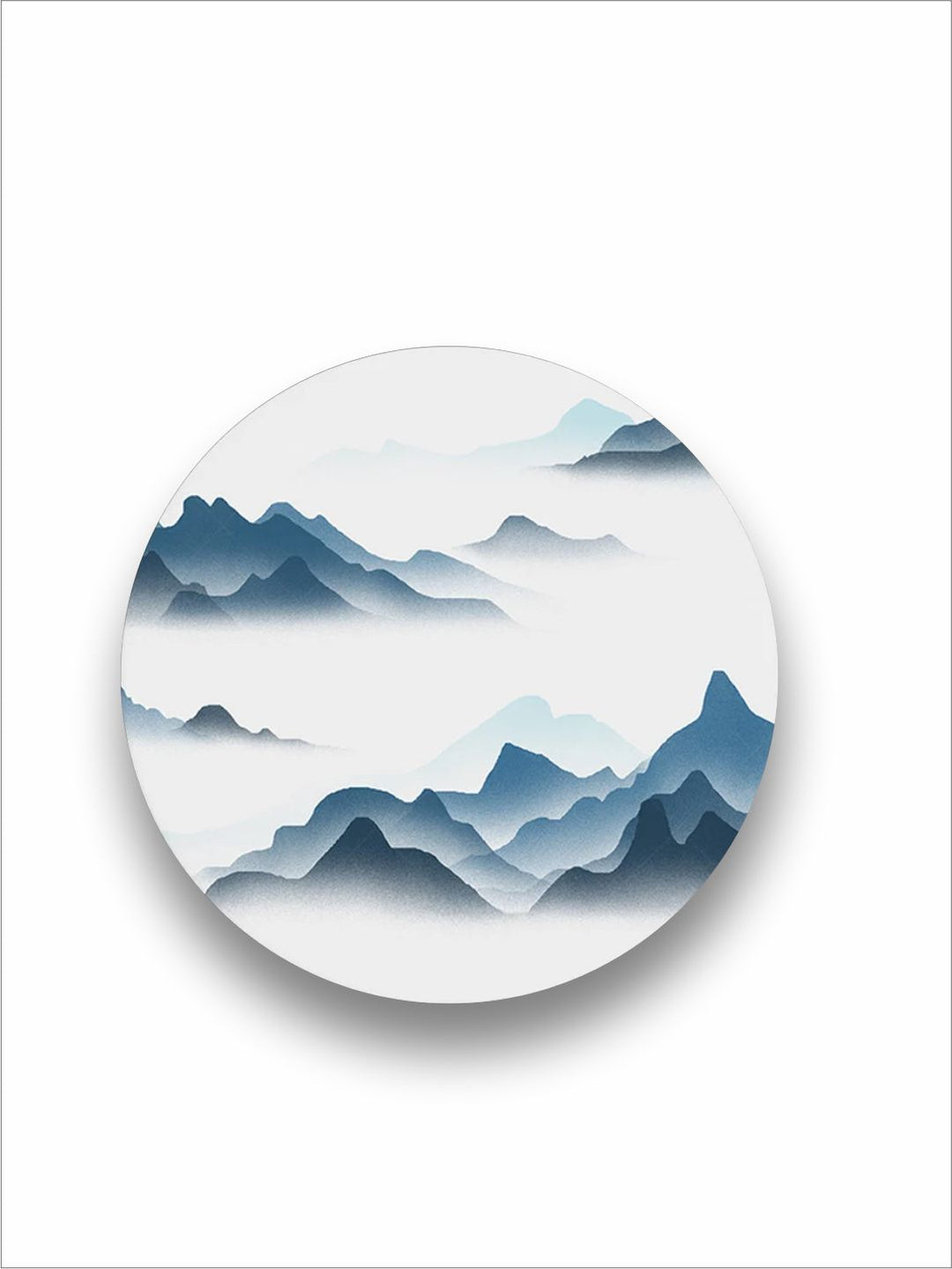 "  Blue & White Abstract Painting Wall Art''
