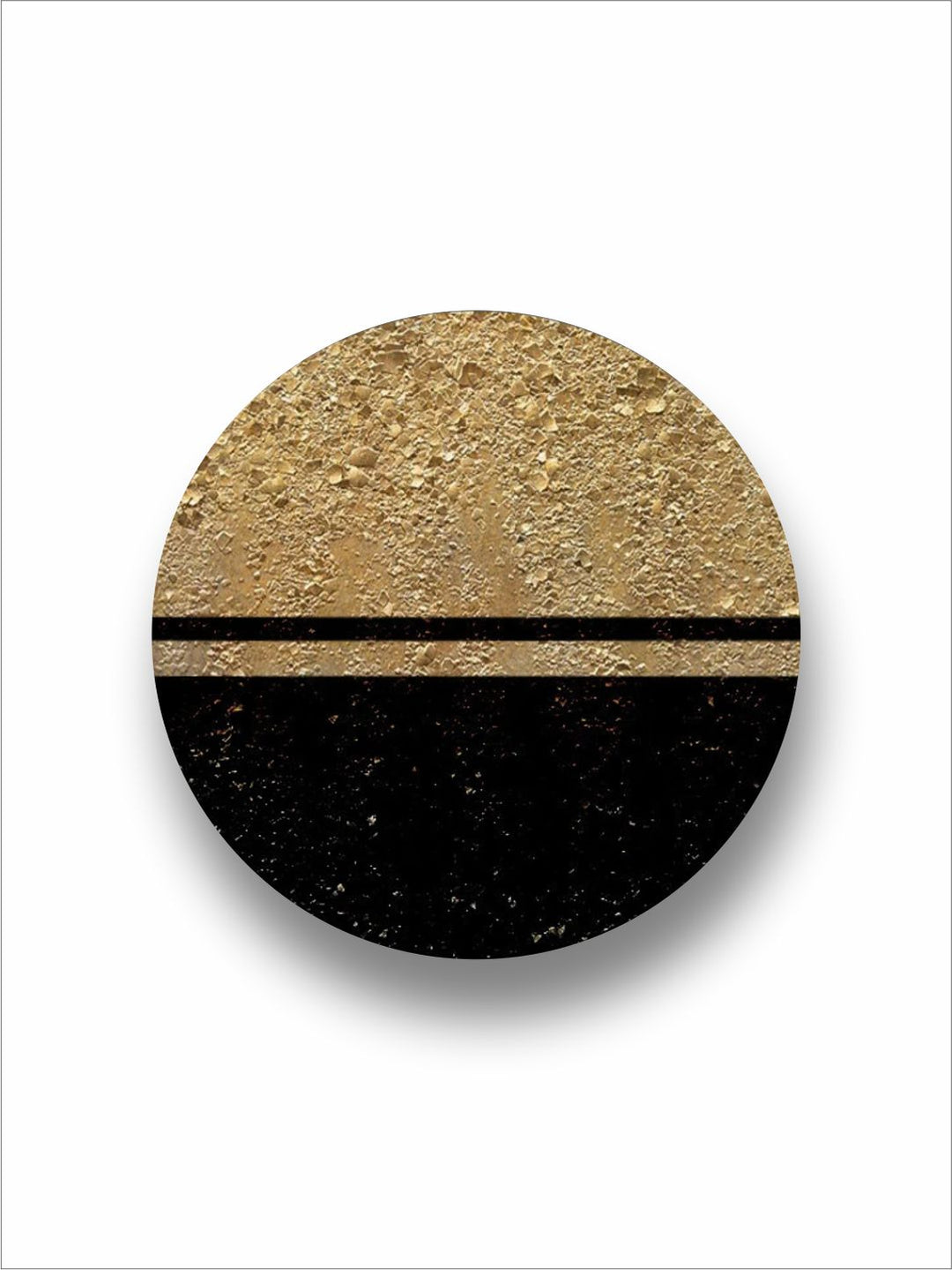 "    Black & Gold Abstract Painting Wall Art''