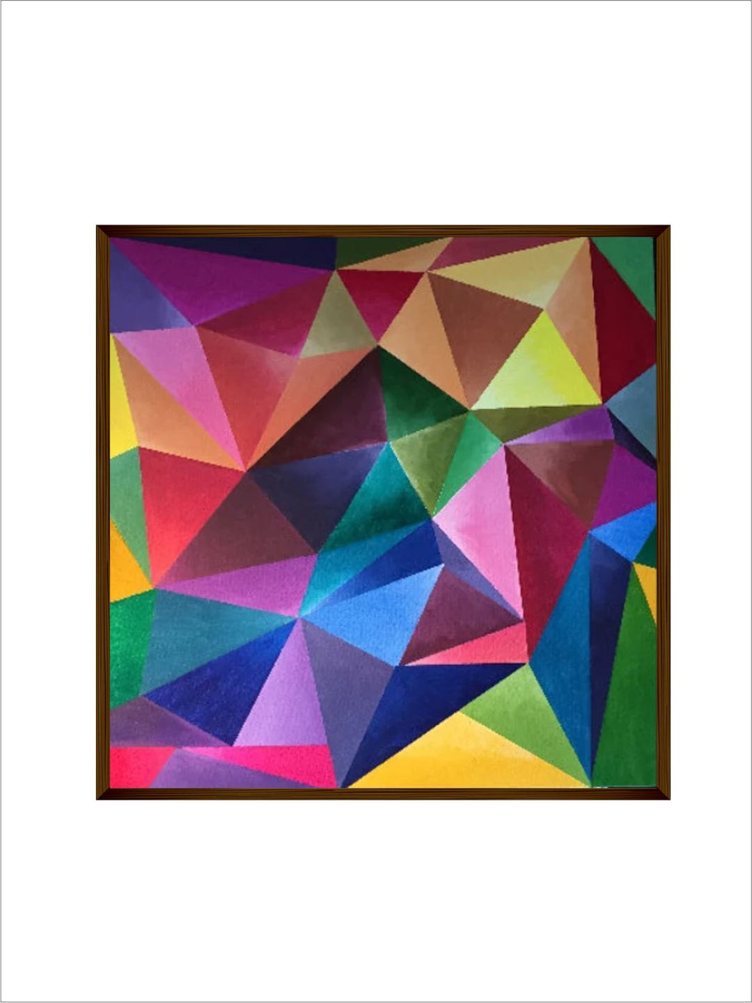 "   Multicoloured Abstract Wall Art''