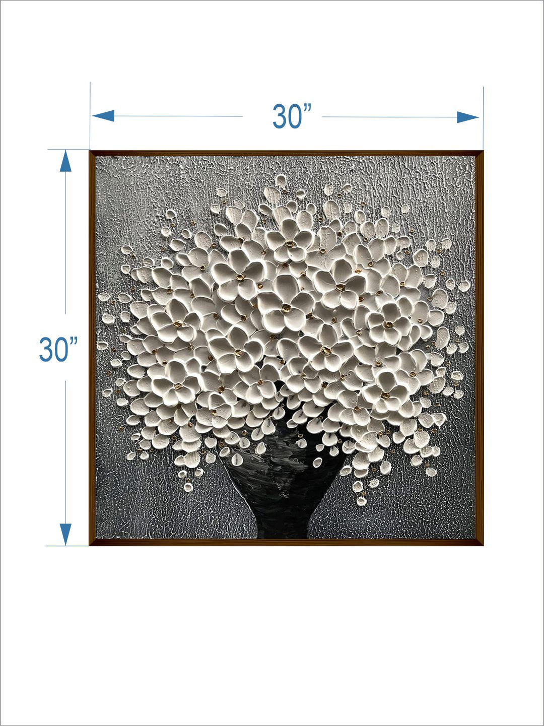 Midnight Garden’s Silent Whisper - Daisy Wall Decor