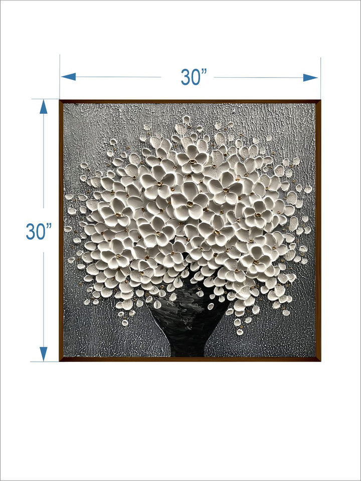 Midnight Garden’s Silent Whisper - Daisy Wall Decor