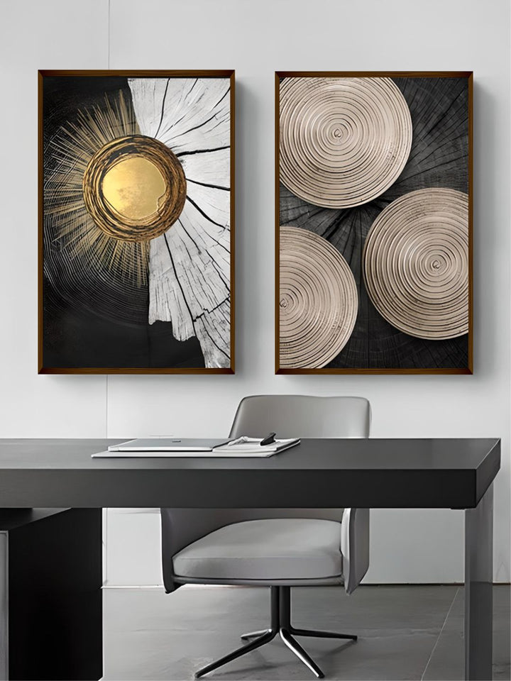 Sunburst Amidst Shadowed Retreat