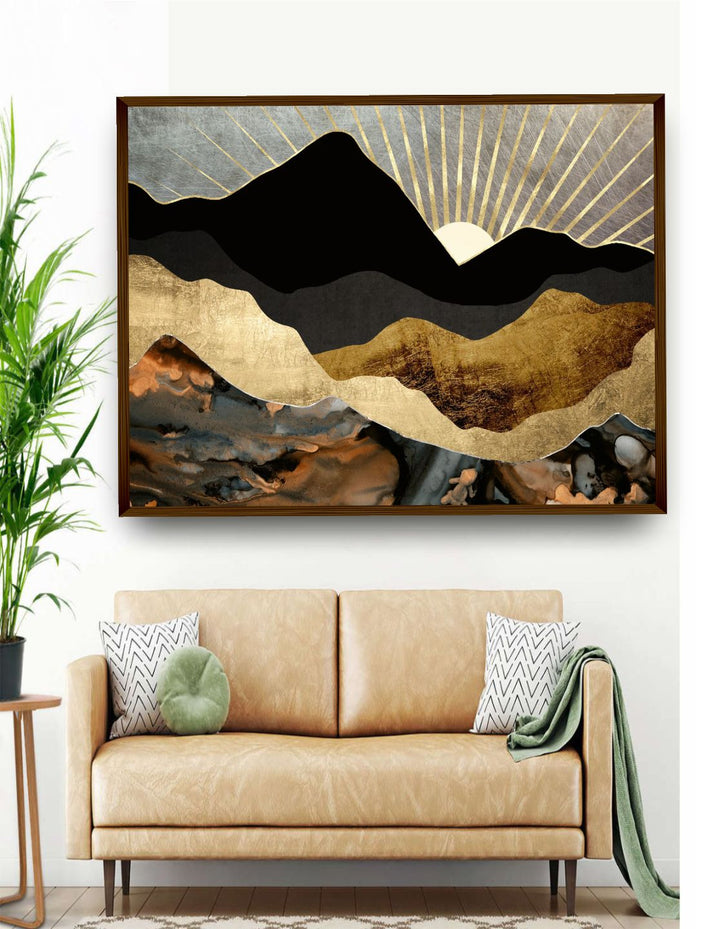 Mountains’ Majestic Morning Glow