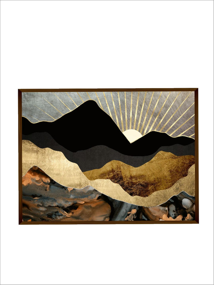 Mountains’ Majestic Morning Glow
