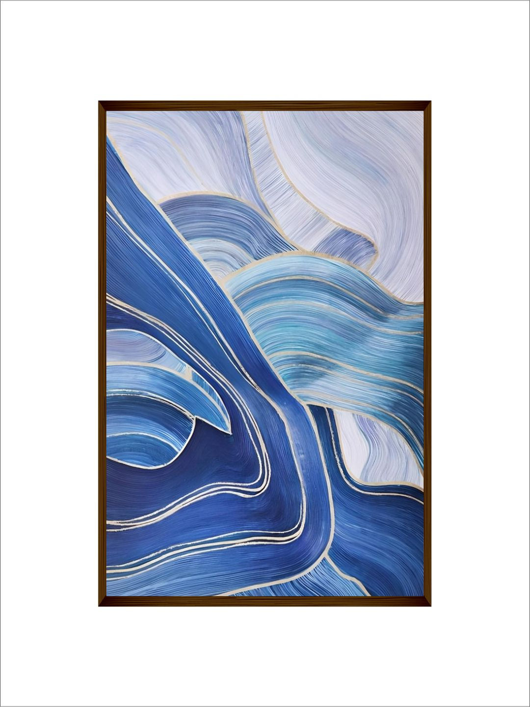 Blue Harmony Swirls
