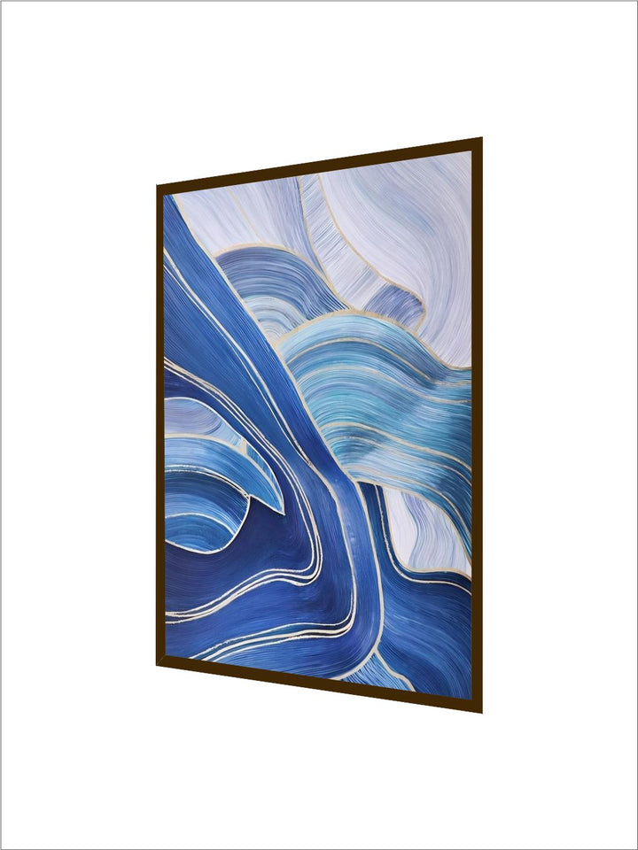 Blue Harmony Swirls