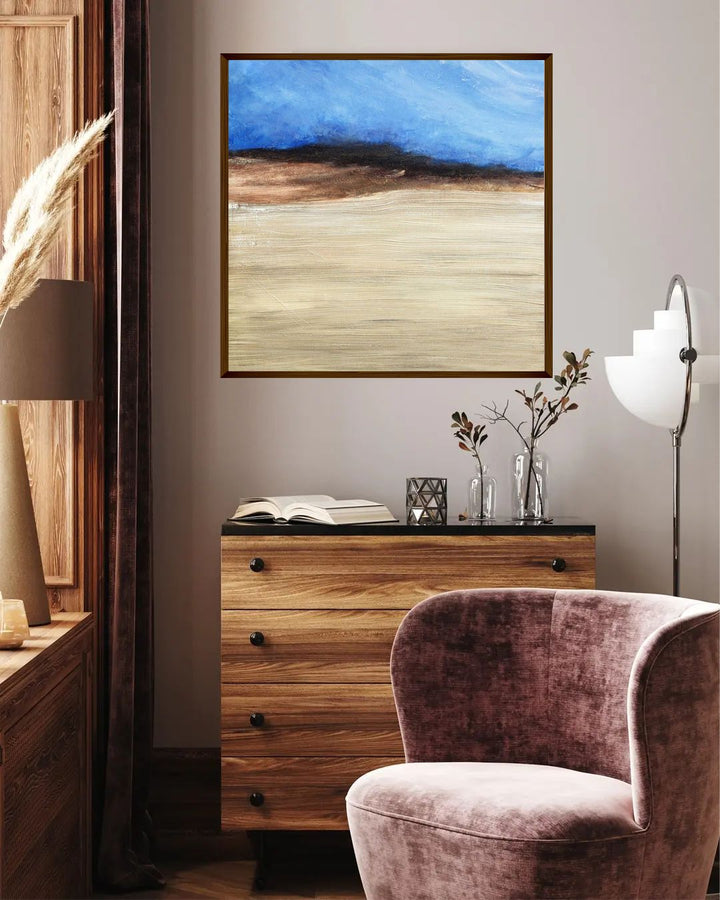 "Multicolor Abstract Painting Framed Wall Art''