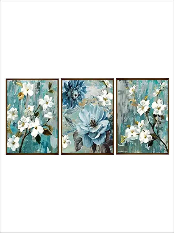 Blossoming Serenity in Triptych