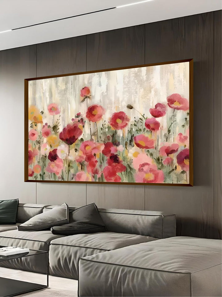 Whimsical Dance of Petals