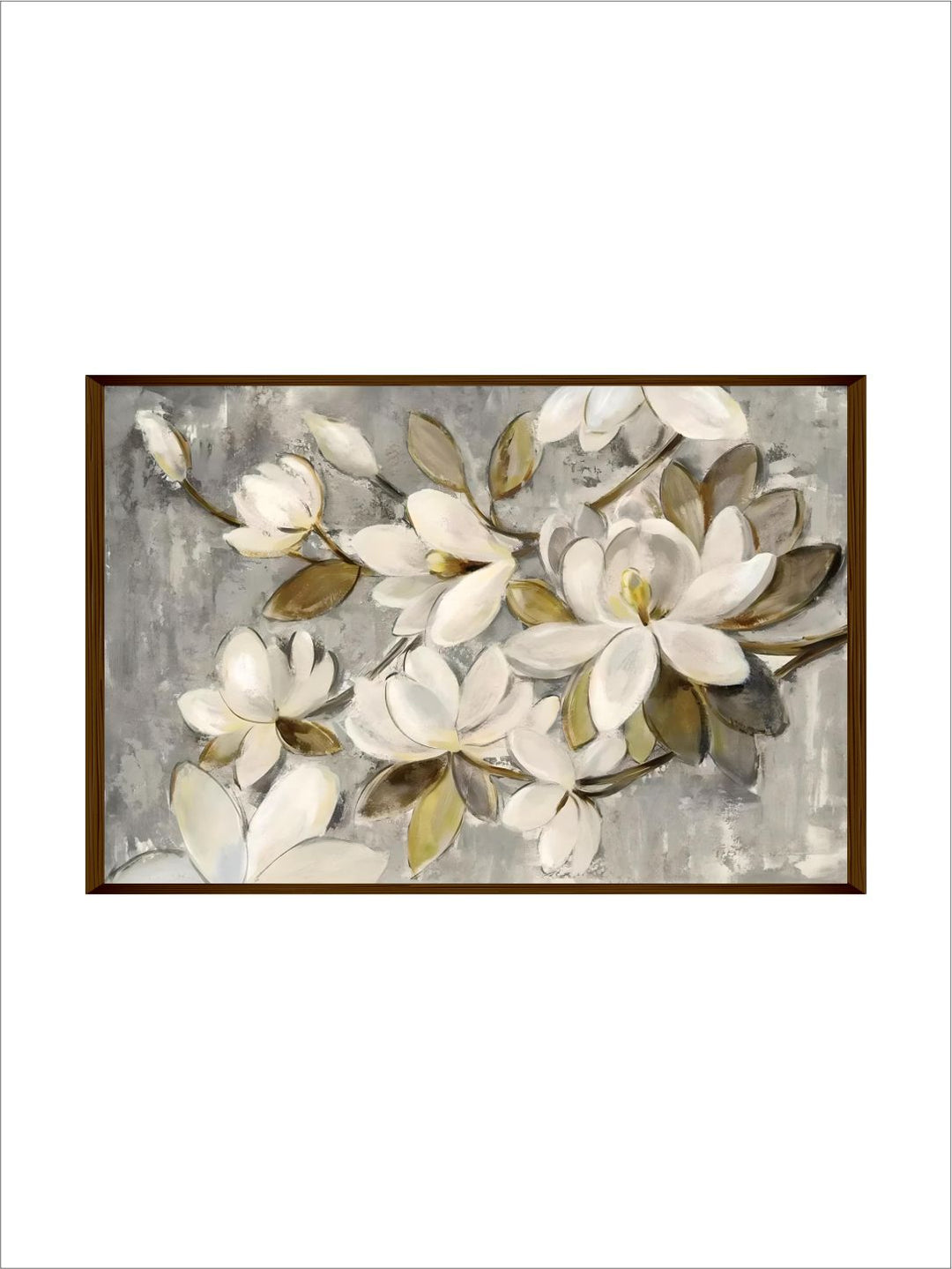 Serene Floral Dance on Canvas