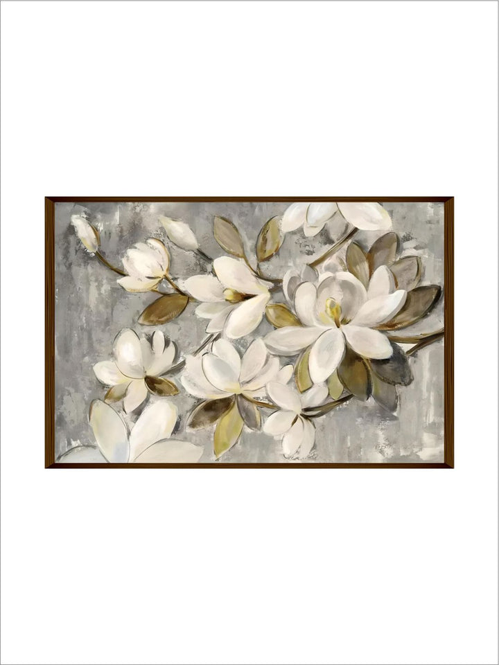 Serene Floral Dance on Canvas