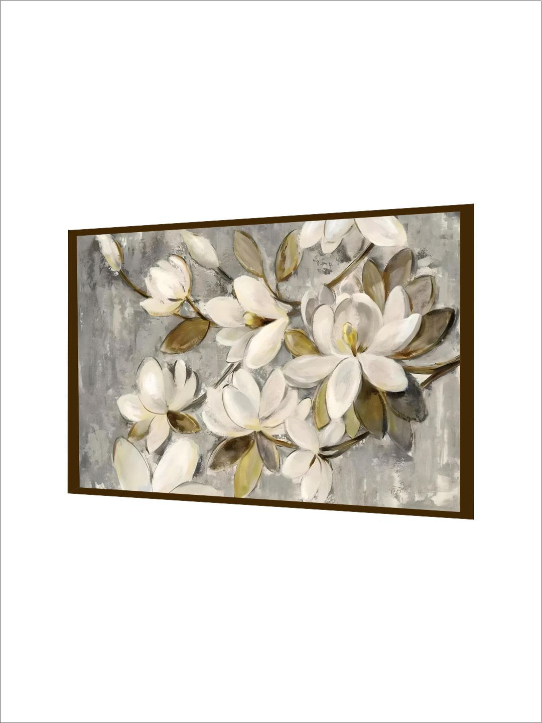 Serene Floral Dance on Canvas