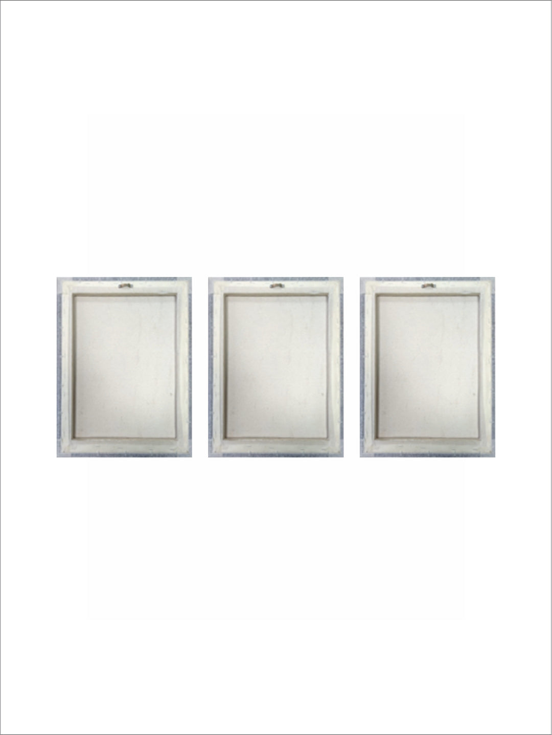 "Set of 3 Yellow & Green Flower & Leaves Printed Canvas Wall Art''