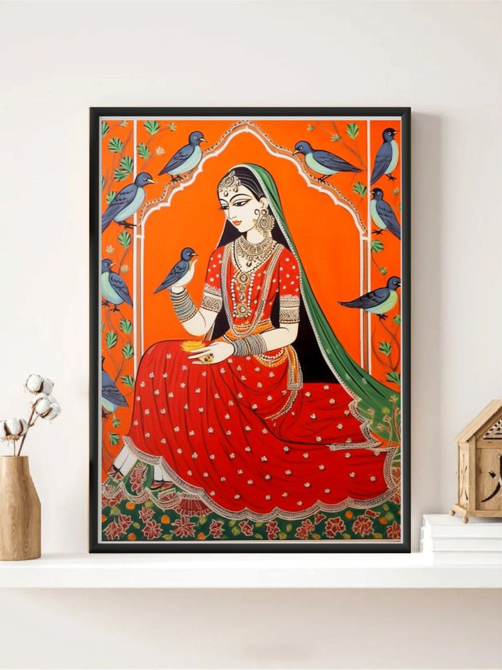 "Red Indian Folk Art''