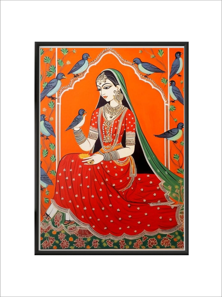 "Red Indian Folk Art''
